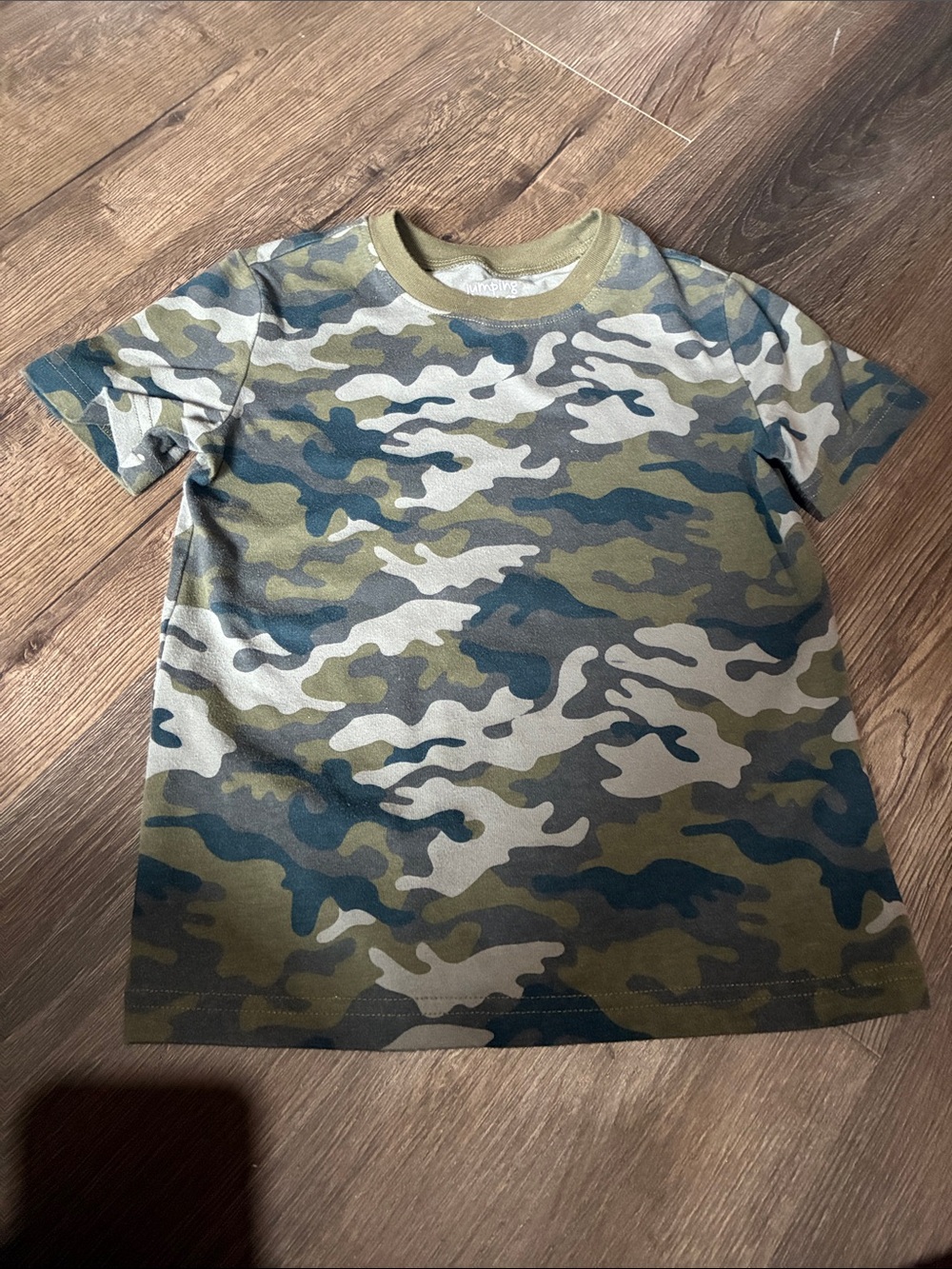 jumping beans Camo Short Sleeve Tee in Green, Olive, Tan